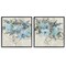 Stupell Industries Female Figure Floral Hat 2 pc Framed Giclee Wall Art Set Design by Nan